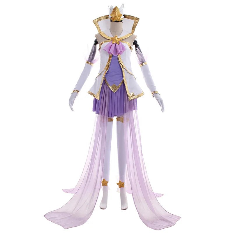Fantasia de Cosplay Janna Guardião Estelar LOL - Uniforme Feminino para Halloween e Festas - Estrela Cosplay