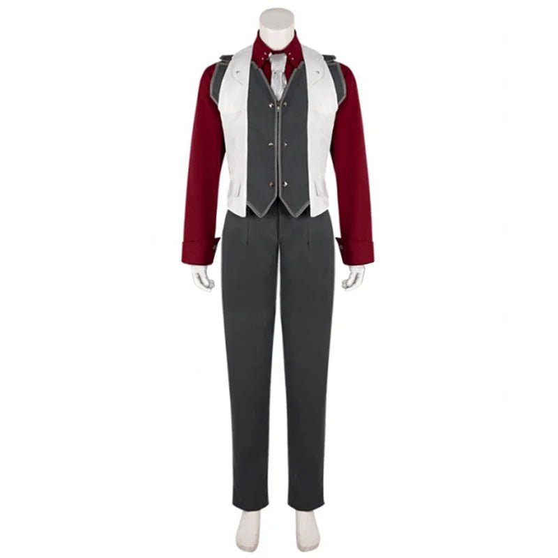 Fantasia LOL Arcane Viktor Conjunto Completo Camisa Colete Calças Adulto Halloween Carnaval - Estrela Cosplay