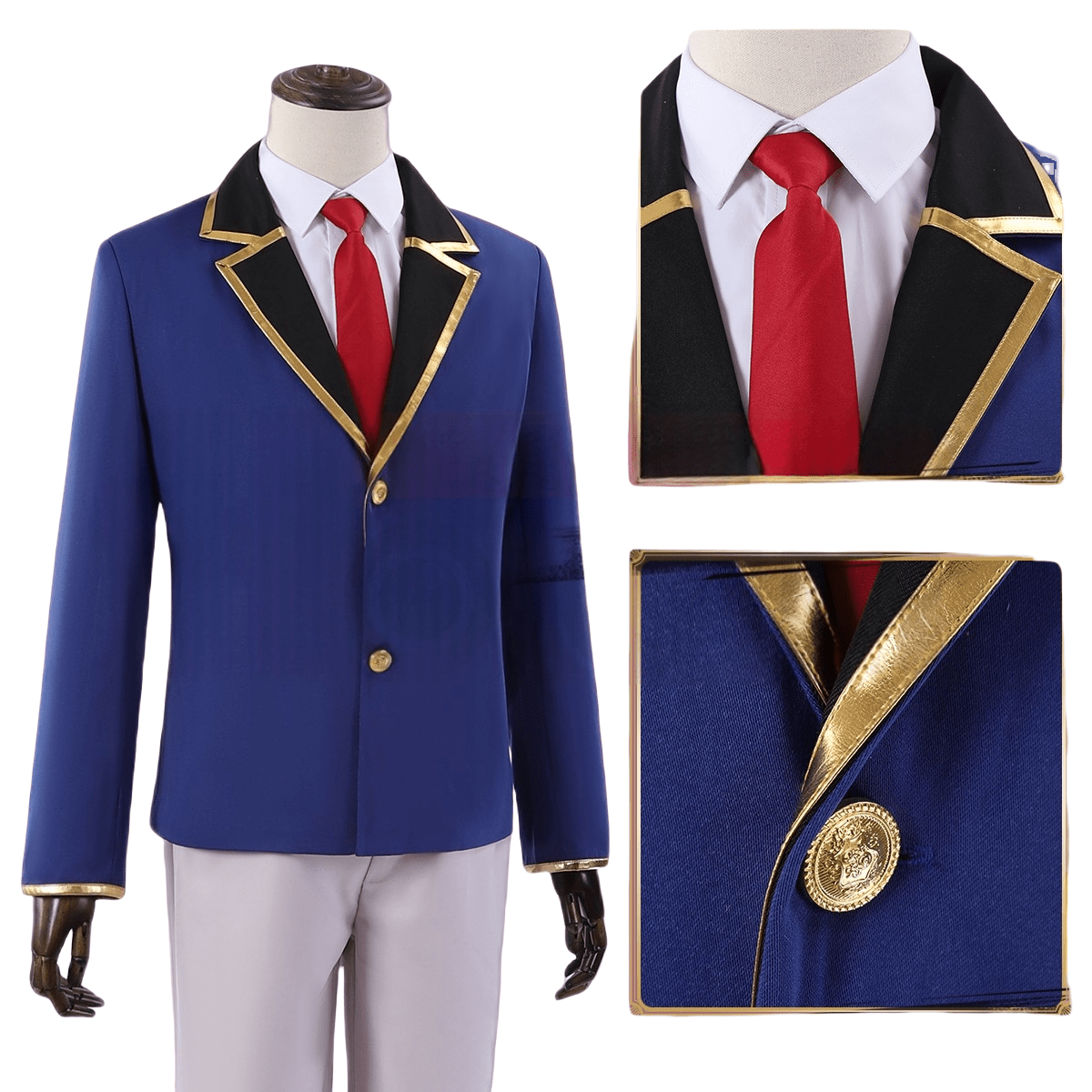 Fantasia de Cosplay de Aqua Hoshino - Roupa de Anime Oshi no Ko - Estrela Cosplay