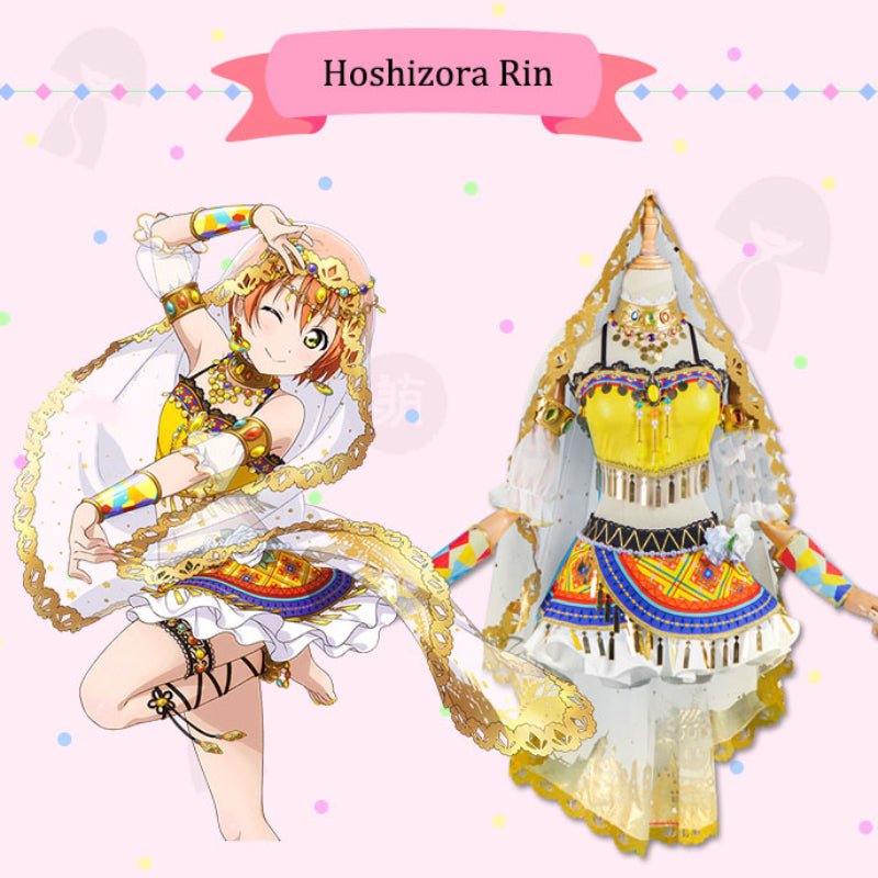 Fantasia Cosplay de Todos os Personagens de Anime Love Live - Dançarinas Lovelive Kousaka Honoka Minami - Estrela Cosplay