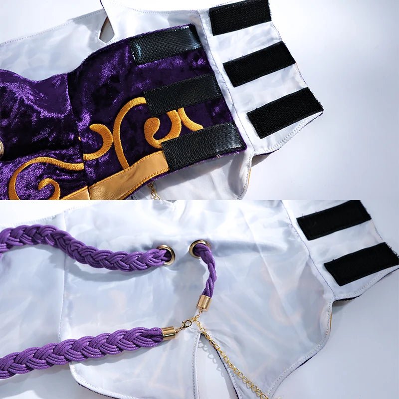 Fantasia de Cosplay de Ahri, a Raposa de Nove Caudas do Jogo LOL, com Peruca - Estrela Cosplay