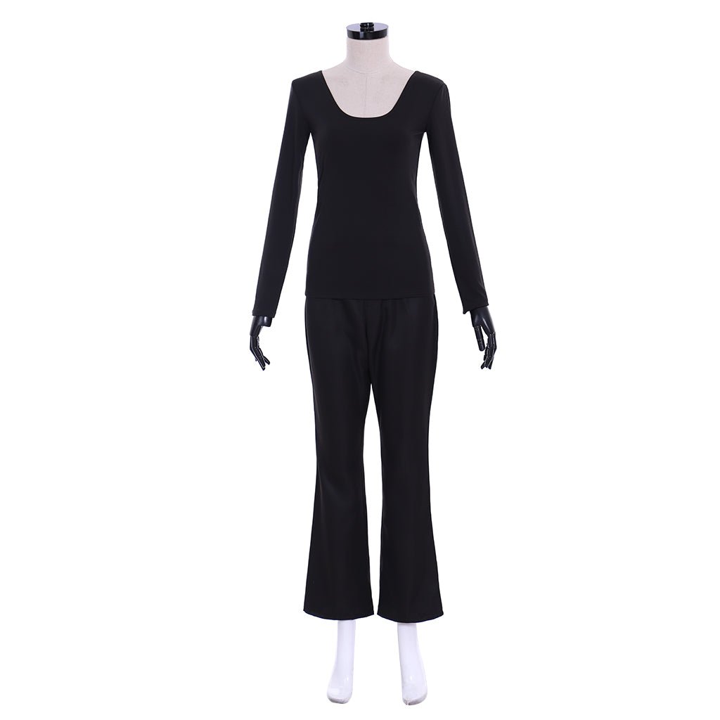 Fantasia de Cosplay Cynthia Pokémon Sol e Lua - Terno Completo Preto - Estrela Cosplay