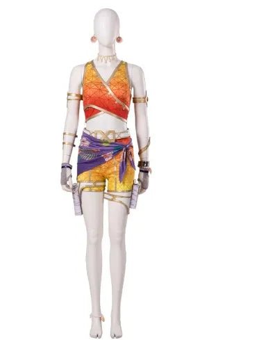 Fantasia de Cosplay Loba Andrade de Apex Legends - Biquíni Colorido para Mulheres - Estrela Cosplay