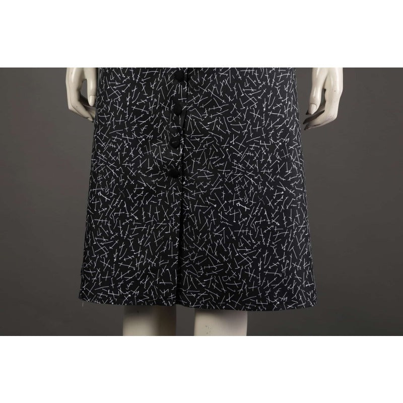 Fantasia Wednesday Addams - Traje Gótico da Família Addams para Halloween - Estrela Cosplay