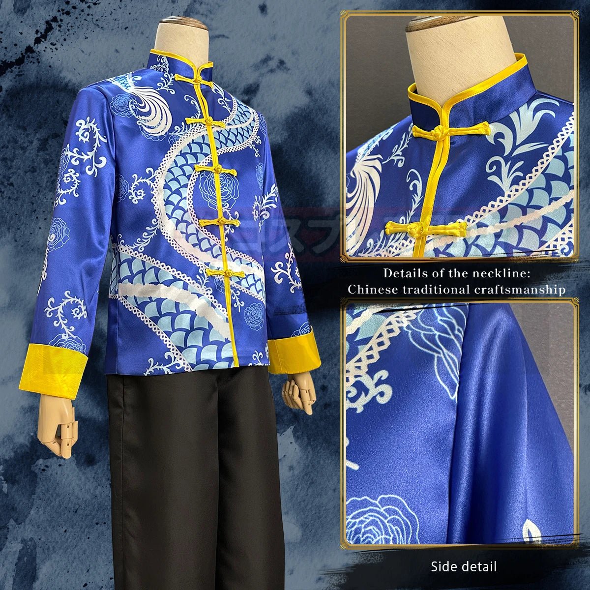 OSHI NO KO Anime Akua Hoshino Cosplay Traje Chinês Kung Fu Tang Suit Calças Fantasia Presente Festa Halloween Natal - Estrela Cosplay