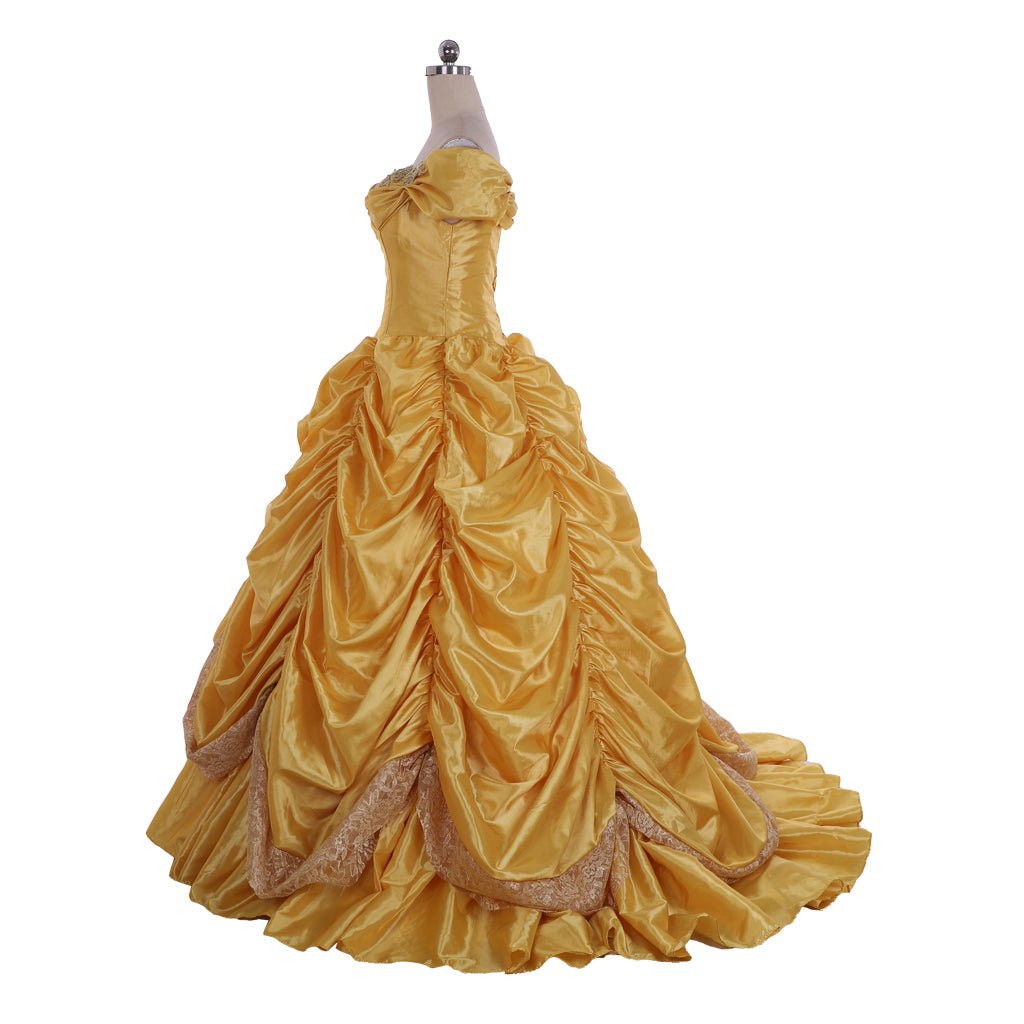Fantasia Princesa Belle Cosplay | Vestido Adulto Princesa Disney Belle para Halloween e Festas Temáticas - Estrela Cosplay
