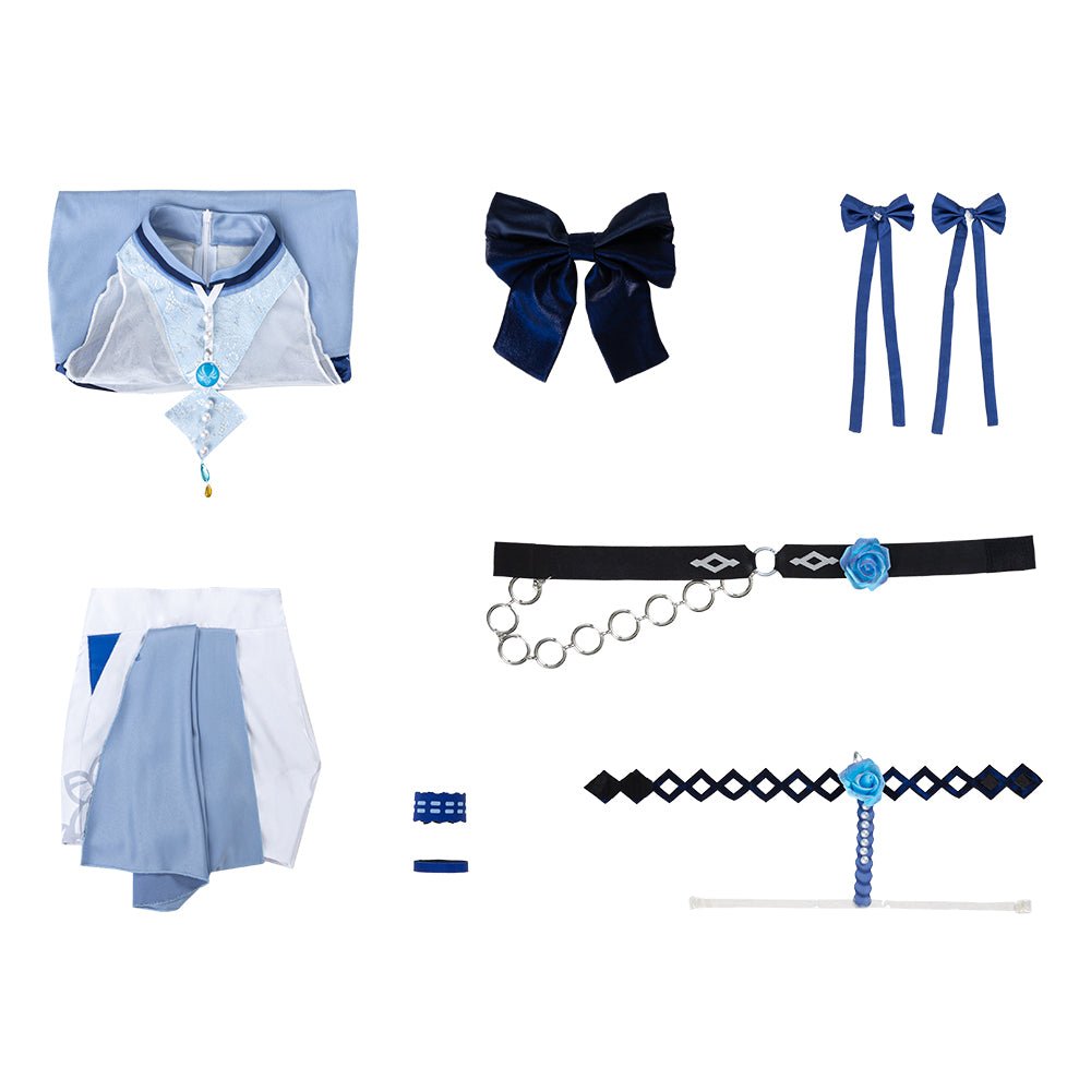 Traje de Cosplay Genshin Impact Jean – Roupa de Banho de Verão para Meninas e Mulheres - Estrela Cosplay