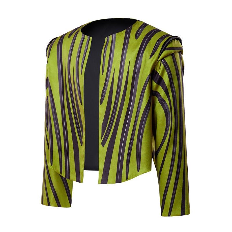 Fantasia Griff Tannen Casaco Verde para Homens Halloween Streetwear - Estrela Cosplay