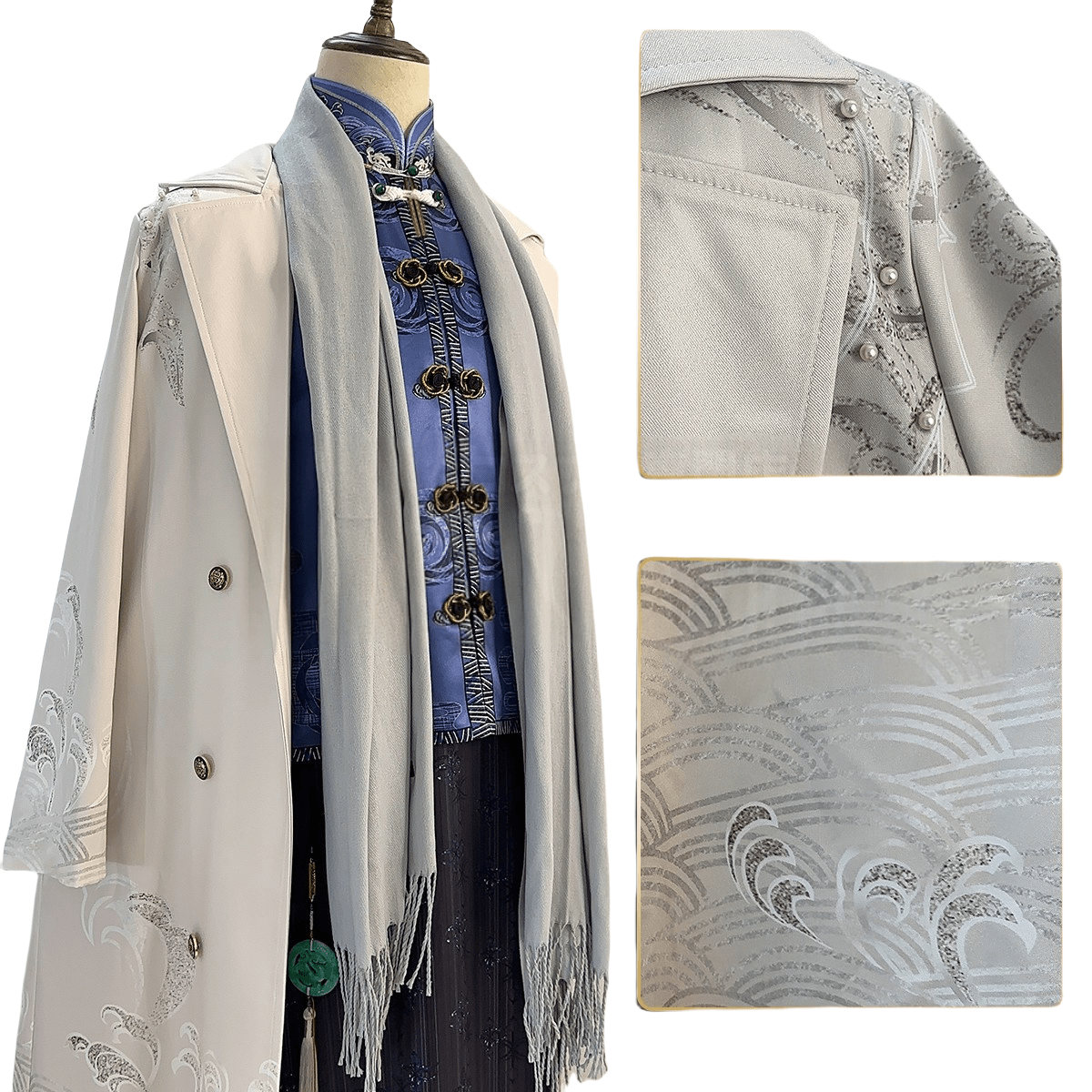 Fantasia de Cosplay Lu Jinghe para o Jogo Livro de Evento Indeciso - Estrela Cosplay