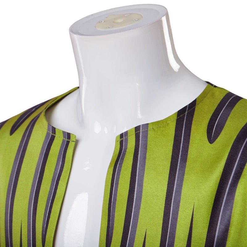 Fantasia Griff Tannen Casaco Verde para Homens Halloween Streetwear - Estrela Cosplay