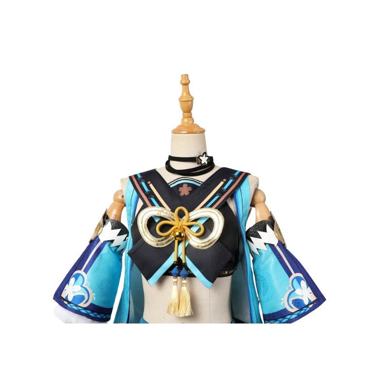 Fantasia de Cosplay Kirara de Genshin Impact Tamanho Padrão para Halloween e Eventos - Estrela Cosplay