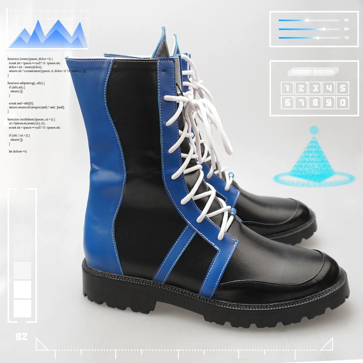 Botas de Cosplay Blue Lock Chigiri Bachira Rin Nagi Isagi para Homem e Mulher, Couro Sintético Tamanho EU34 a EU48 - Estrela Cosplay