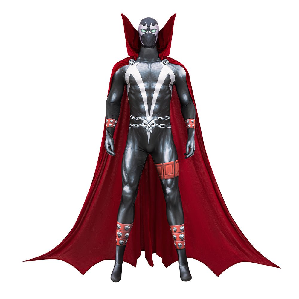 Traje de Cosplay Spawn Al Simmons - Conjunto de Bodysuit Premium para Halloween - Estrela Cosplay