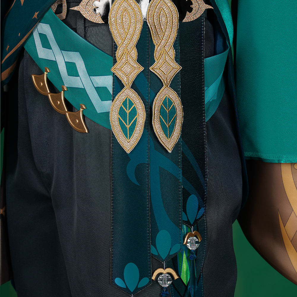 Fantasia de Alhaitham para Fãs de Genshin Impact - Estrela Cosplay