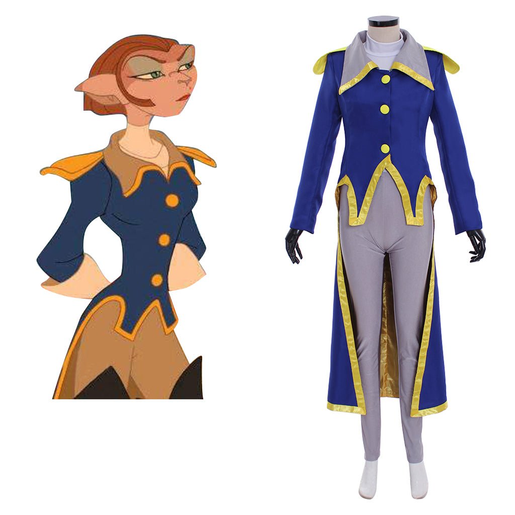 Fantasia de Captain Amelia Cosplay | Treasure Planet Anime - Estrela Cosplay