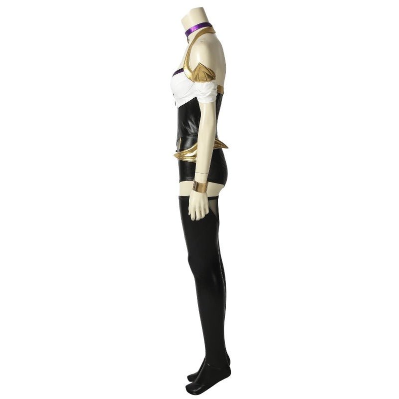 Fantasia de Cosplay K/DA Ahri de League of Legends - Roupa de Couro Elegante para Fãs de Cosplay - Estrela Cosplay