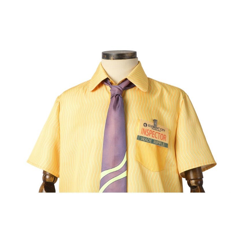 Fantasia de Wade Ripple do Filme Elemental da Disney para Halloween - Estrela Cosplay