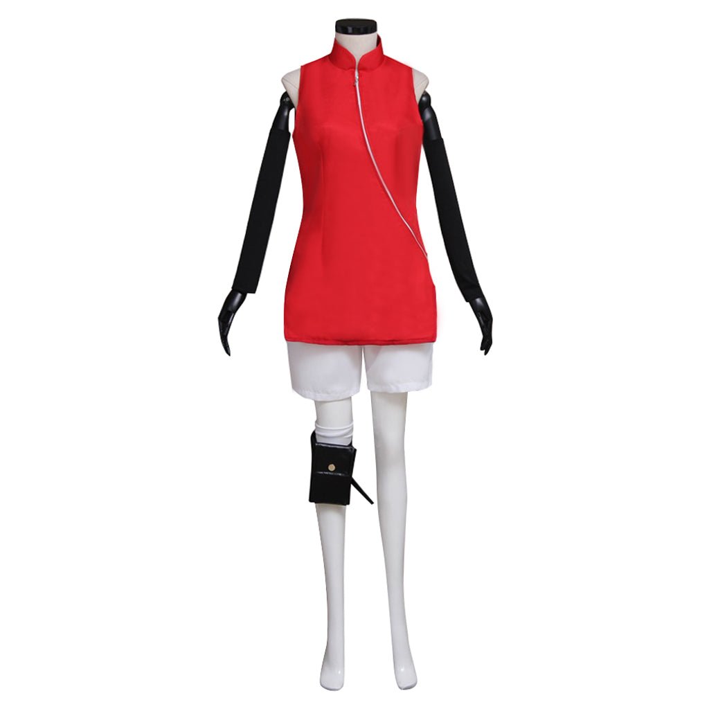 Traje de Cosplay de Naruto Sakura – Autêntica Roupa de Ninja para Fãs de Anime - Estrela Cosplay