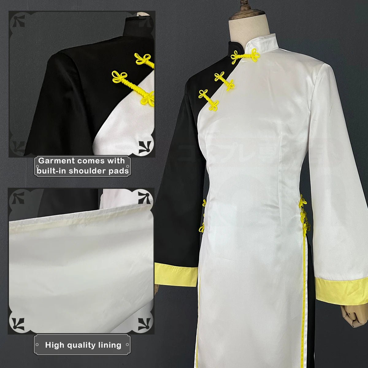 Fantasia de Cosplay Bachira Blue Lock Traje Chinês Kung Fu Tang Sui Peruca Rosa Rede Fibras Sintéticas Tamanho Ajustável Presente - Estrela Cosplay