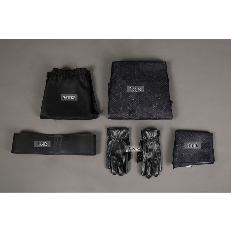 Fantasia Kylo Ren para Adultos - Capa Preta e Máscara Traje de Cavaleiro Mestre - Estrela Cosplay