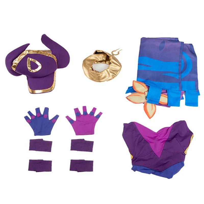 Fantasia LOL Pool Party Syndra Cosplay - Vestido Estiloso para Halloween e Carnaval - Estrela Cosplay