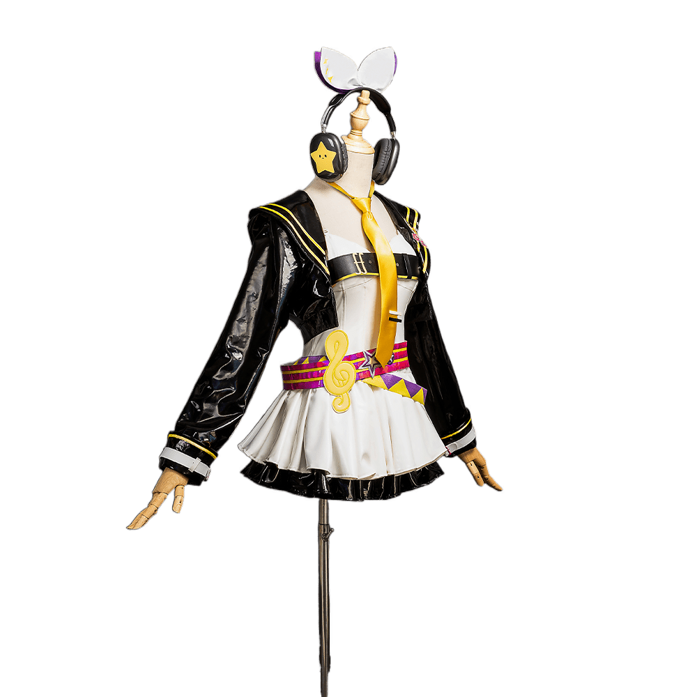 Fantasia de Cosplay de Len e Rin do Muse Dash | Conjunto Completo para Halloween e Eventos - Estrela Cosplay