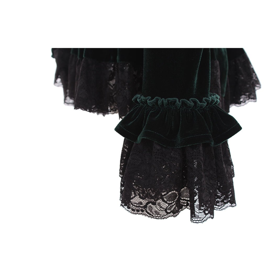 Blusa Lolita Sem Alças de Chiffon com Mangas de Trombeta para Mulheres e Meninas - Estrela Cosplay