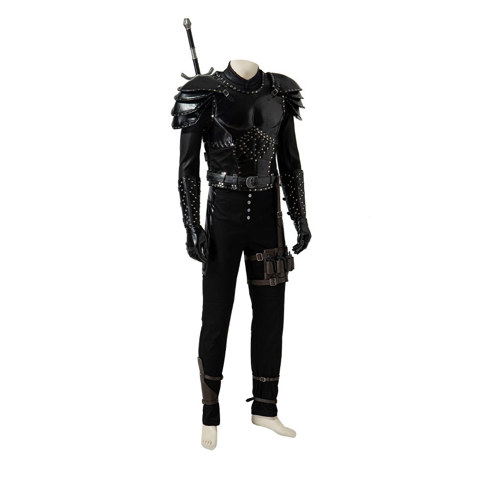 Fantasia de Geralt de Rivia de The Witcher para Homens - Halloween, Carnaval, Role Play, Conjunto de Roupa - Estrela Cosplay