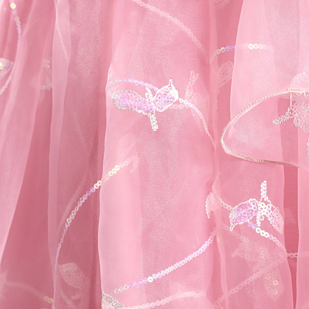 Vestido de Casamento Rosa da Glinda do Musical Wicked - Fantasia para Cosplay e Performances Musicais - Estrela Cosplay