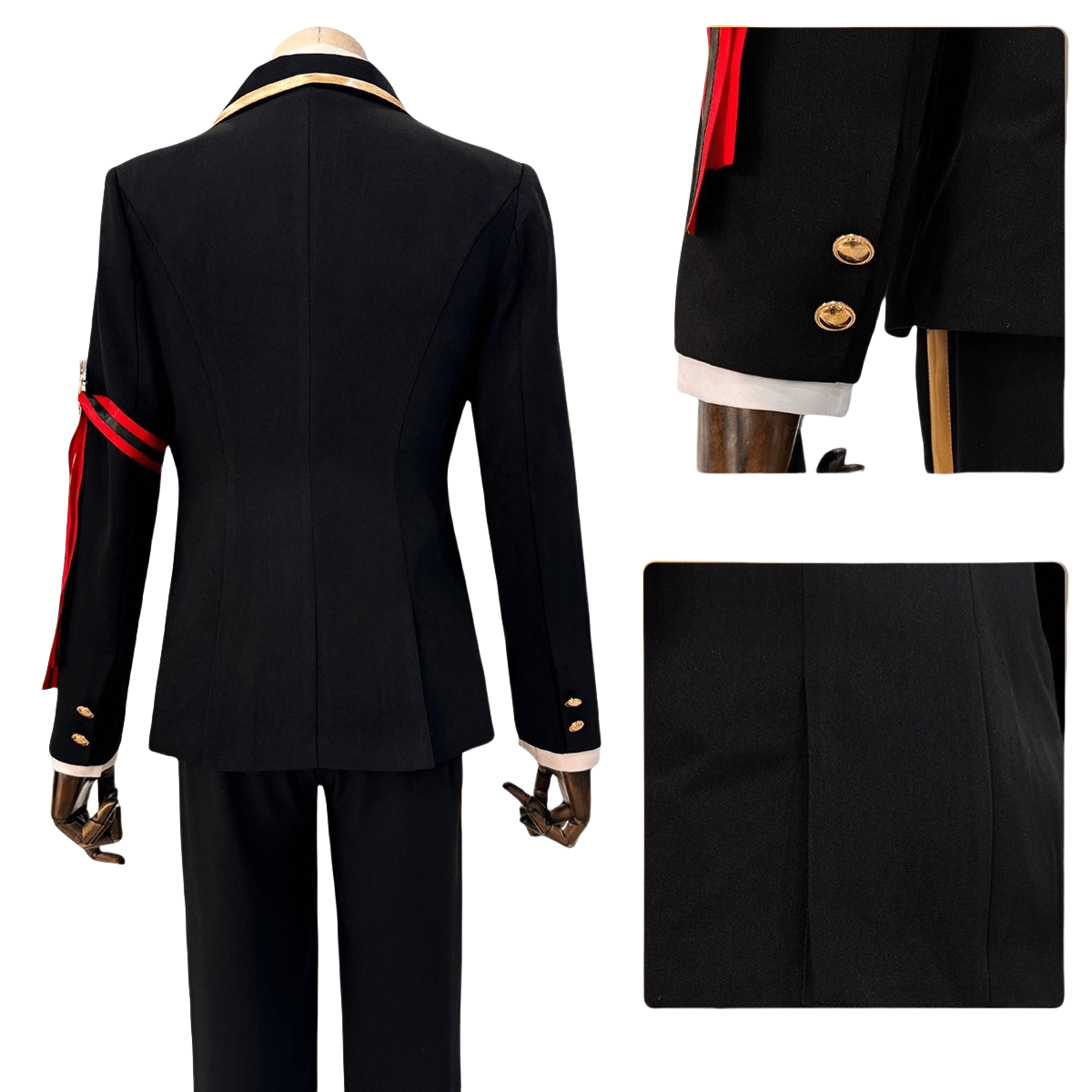 Fantasia de Cosplay Riddle Rosehearts Twisted Wonderland - Qualidade Premium - Estrela Cosplay