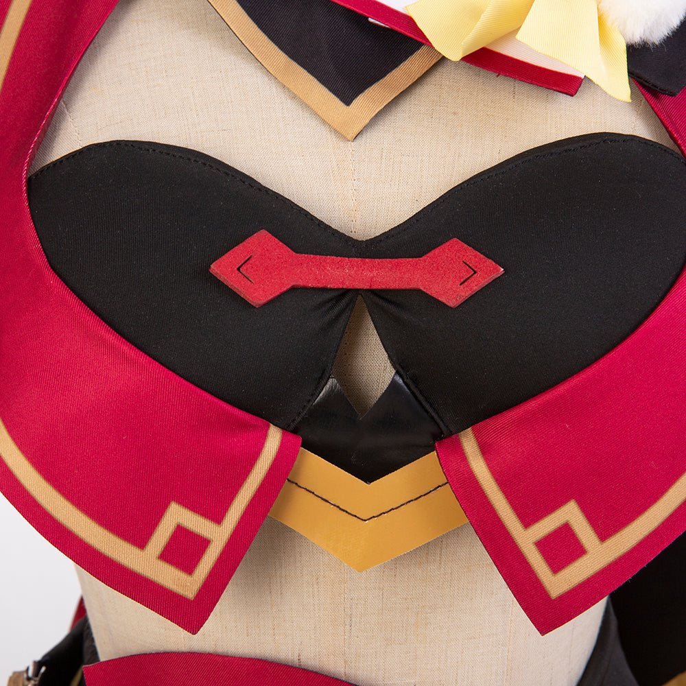 Fantasia Yanfei Genshin Impact - Traje Premium Inspirado no Jogo para Fãs de Anime - Estrela Cosplay