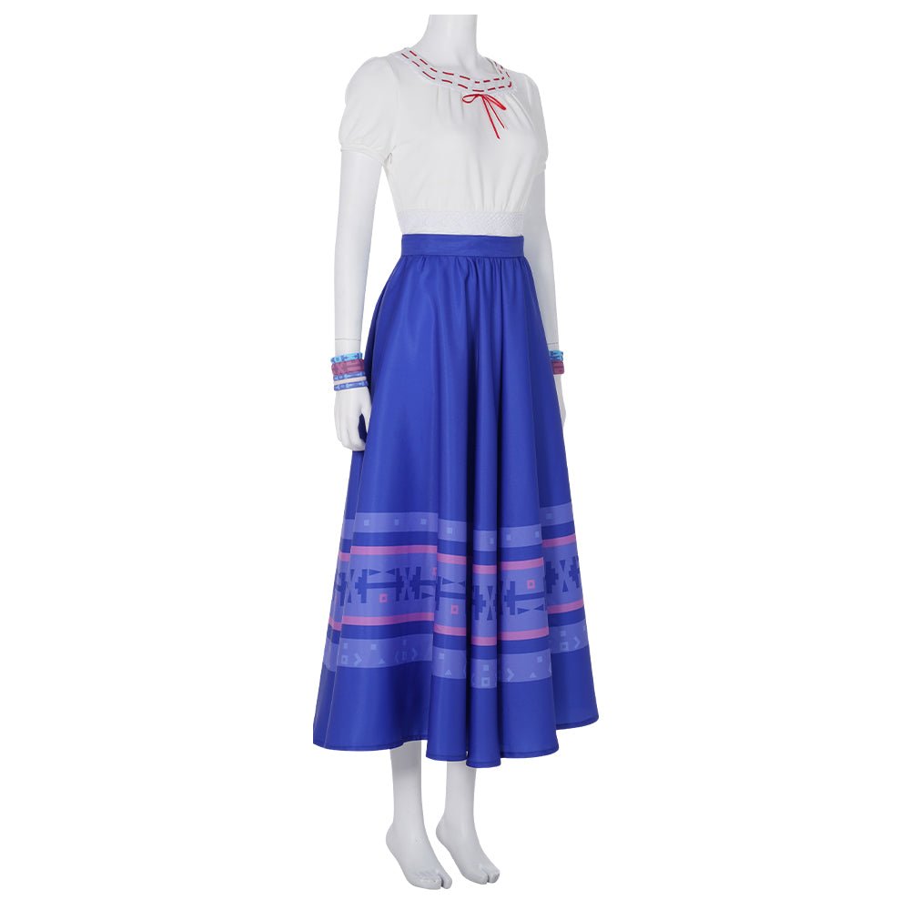 Fantasia de Cosplay Luisa Madrigal Encanto - Traje de Halloween para Mulheres - Estrela Cosplay