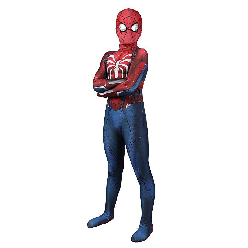 Traje de Cosplay Spider-Man Game Peter Parker para Crianças - Macacão Halloween - Estrela Cosplay