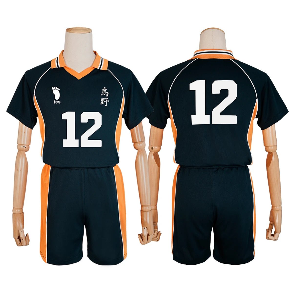 Camisa de Vôlei Cosplay Tadashi Yamaguchi NO.12 Karasuno - Uniforme de Haikyuu - Estrela Cosplay