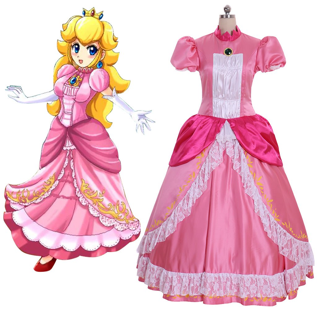 Fantasia de Princesa Daisy | Vestido da Irmã de Peach da Série de Cosplay de Jogos - Estrela Cosplay
