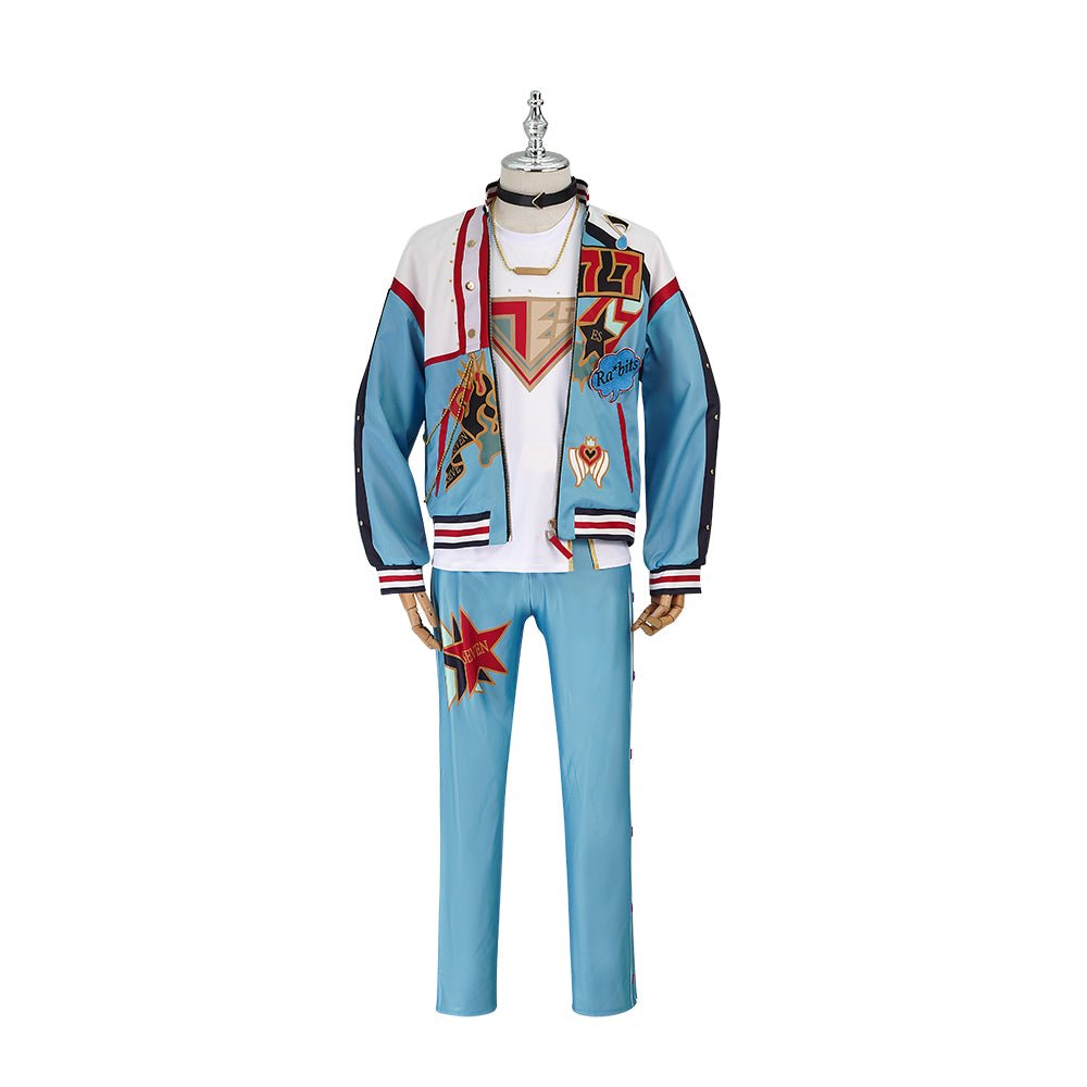 Traje de Cosplay 7º Aniversário Ensemble Stars - Casaco, Camisa e Calça para Homens - Estrela Cosplay