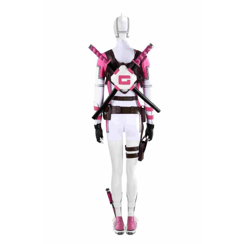 Fantasia Gwenpool Cosplay Comic Gwen Poole Halloween para Mulheres - Estrela Cosplay