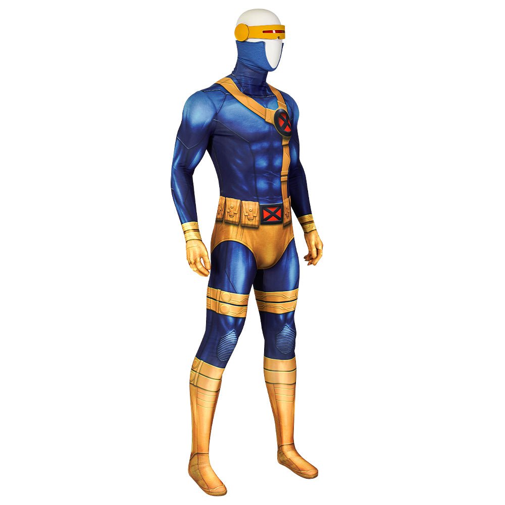 Traje de Cosplay X-Men 97 Ciclope - Scott Summers para Adultos - Estrela Cosplay