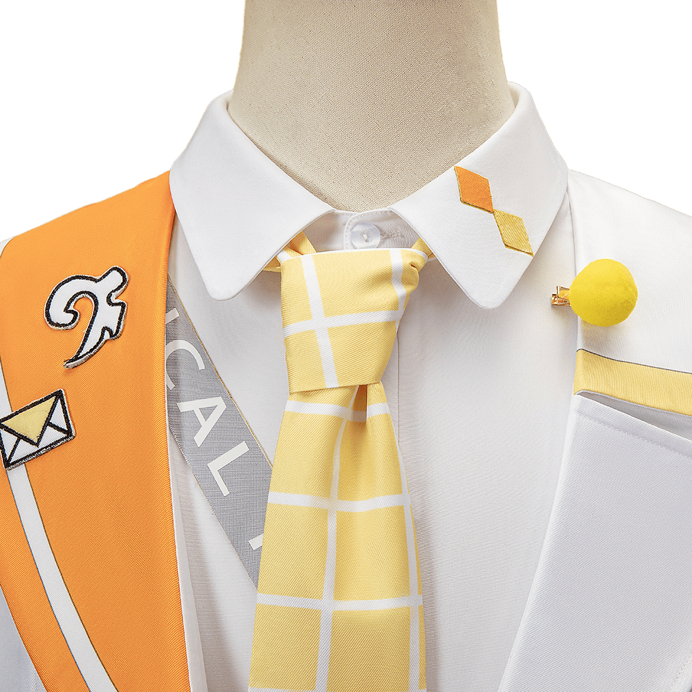 Fantasia Cosplay Kagamine Len Magical Mirai 2024 - Traje de Performance Musical - Estrela Cosplay