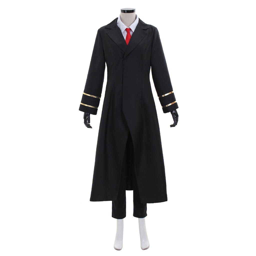 Fantasia de Cosplay Pheasant de Três Folhas Preto e Branco de Nanbaka - Estrela Cosplay