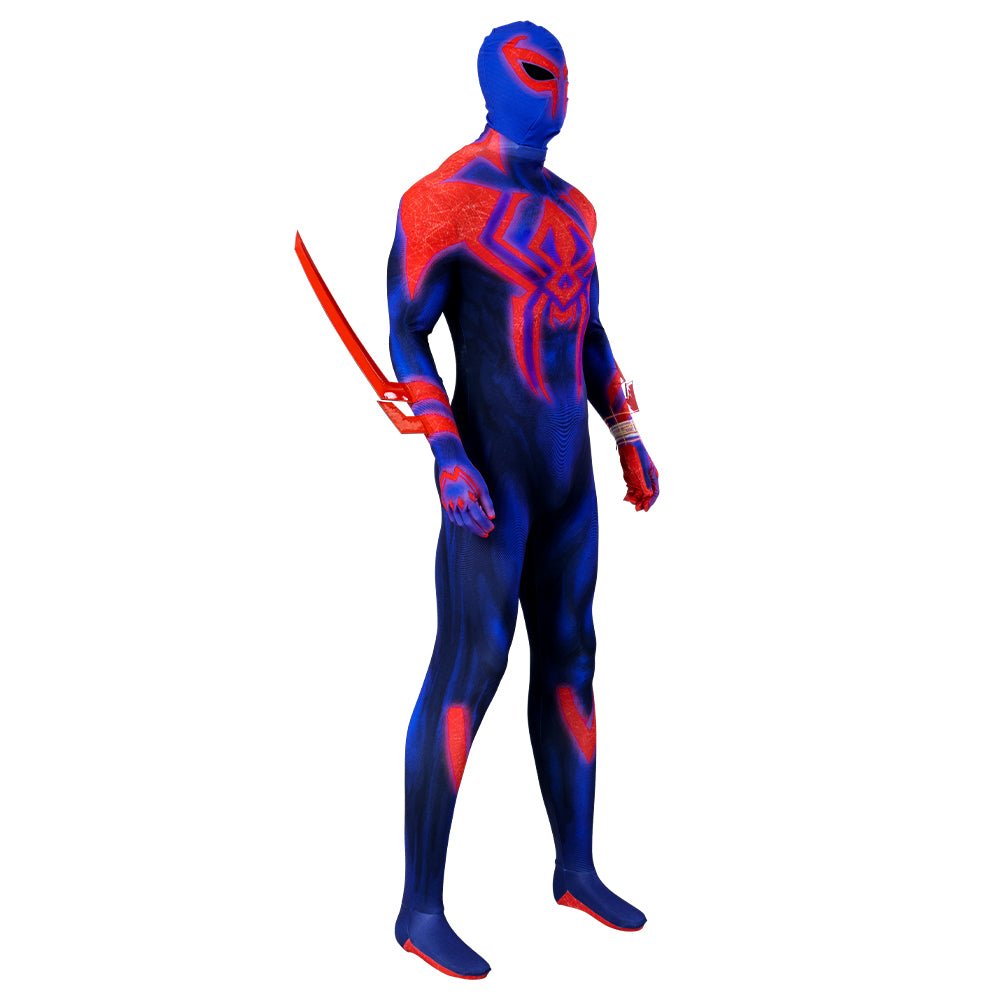 Maca Através do Aranhaverso Maca-Veste Cosplay com Capa - Traje Ultimate Spider-Man para Fãs - Estrela Cosplay