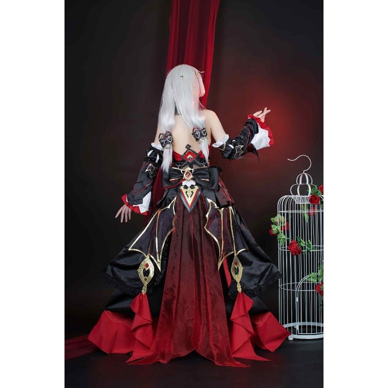 Fantasia de Theresa Apocalypse Saia Cosplay - Série de Jogos Honkai Impact 3 para Mulheres - Estrela Cosplay