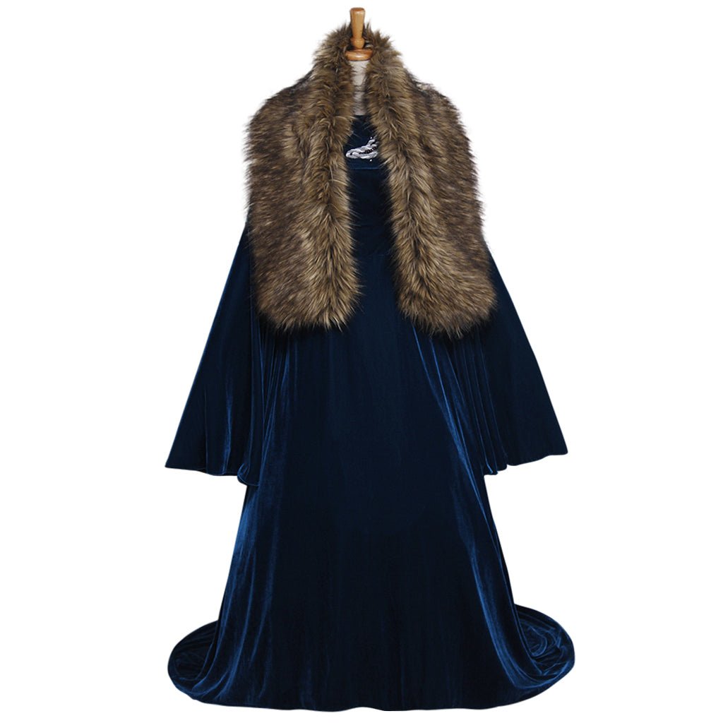 Fantasia Sansa Stark Cosplay – Traje para Mulheres Adultas em Carnaval e Halloween - Estrela Cosplay