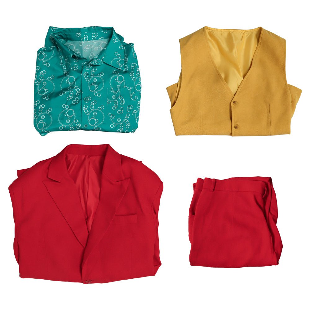 Traje de Cosplay Vermelho Joker 2: Folie à Deux - Réplica Premium do Filme - Estrela Cosplay