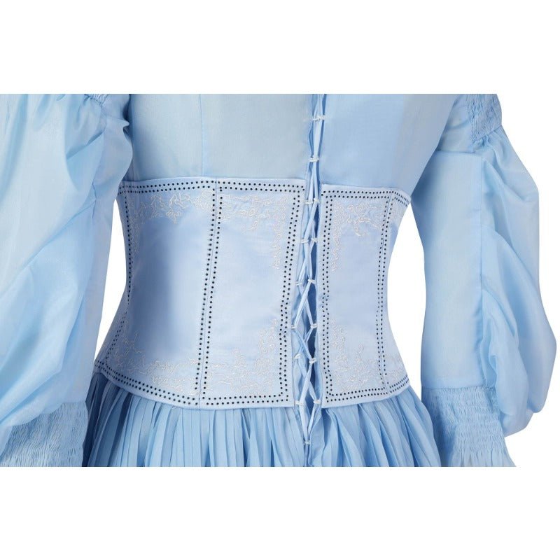 Vestido Terrestre Ariel Pequena Sereia 2023 Fantasia Cosplay para Festas e Halloween - Estrela Cosplay