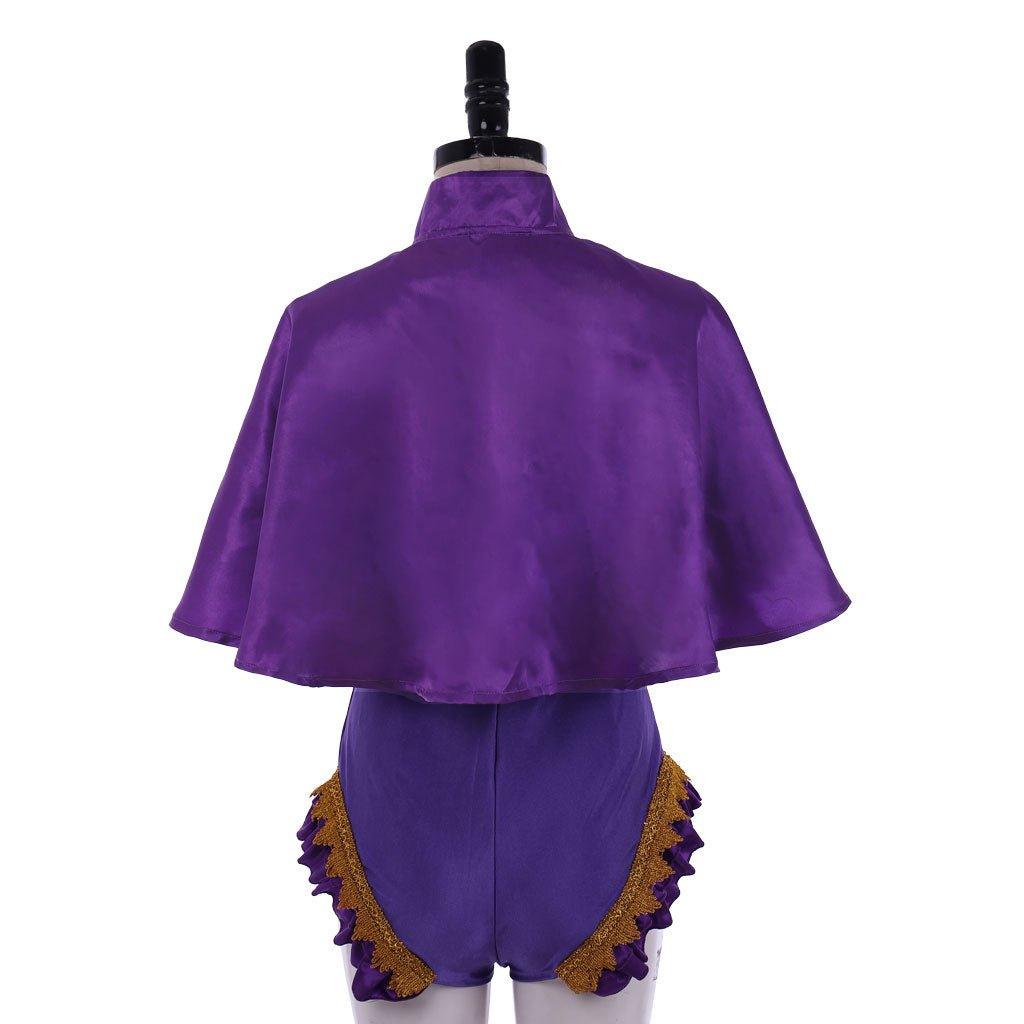Fantasia Anne Wheeler do Circo - The Greatest Showman Zendaya Macacão Capa Conjunto Feminino - Estrela Cosplay