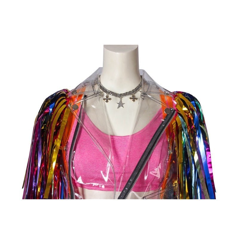 Fantasia de Harley Quinn Arco-Íris Cosplay - Traje de Personagem DC de Alto Nível para Halloween - Estrela Cosplay