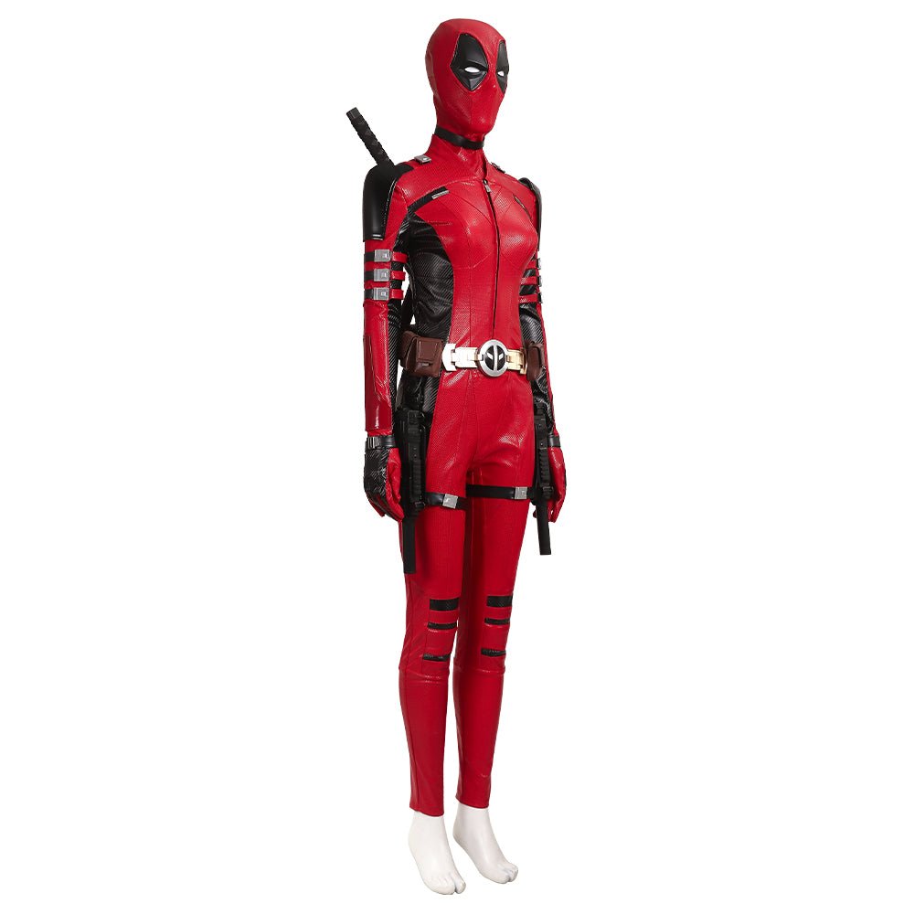 Fantasia Lady Deadpool de Deadpool 3 - Traje Premium de Cosplay - Estrela Cosplay