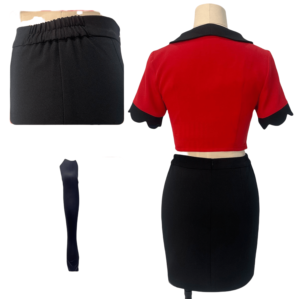 Fantasia Vaggie Hazbin Hotel Cosplay - Qualidade Premium para Fãs de Anime - Estrela Cosplay