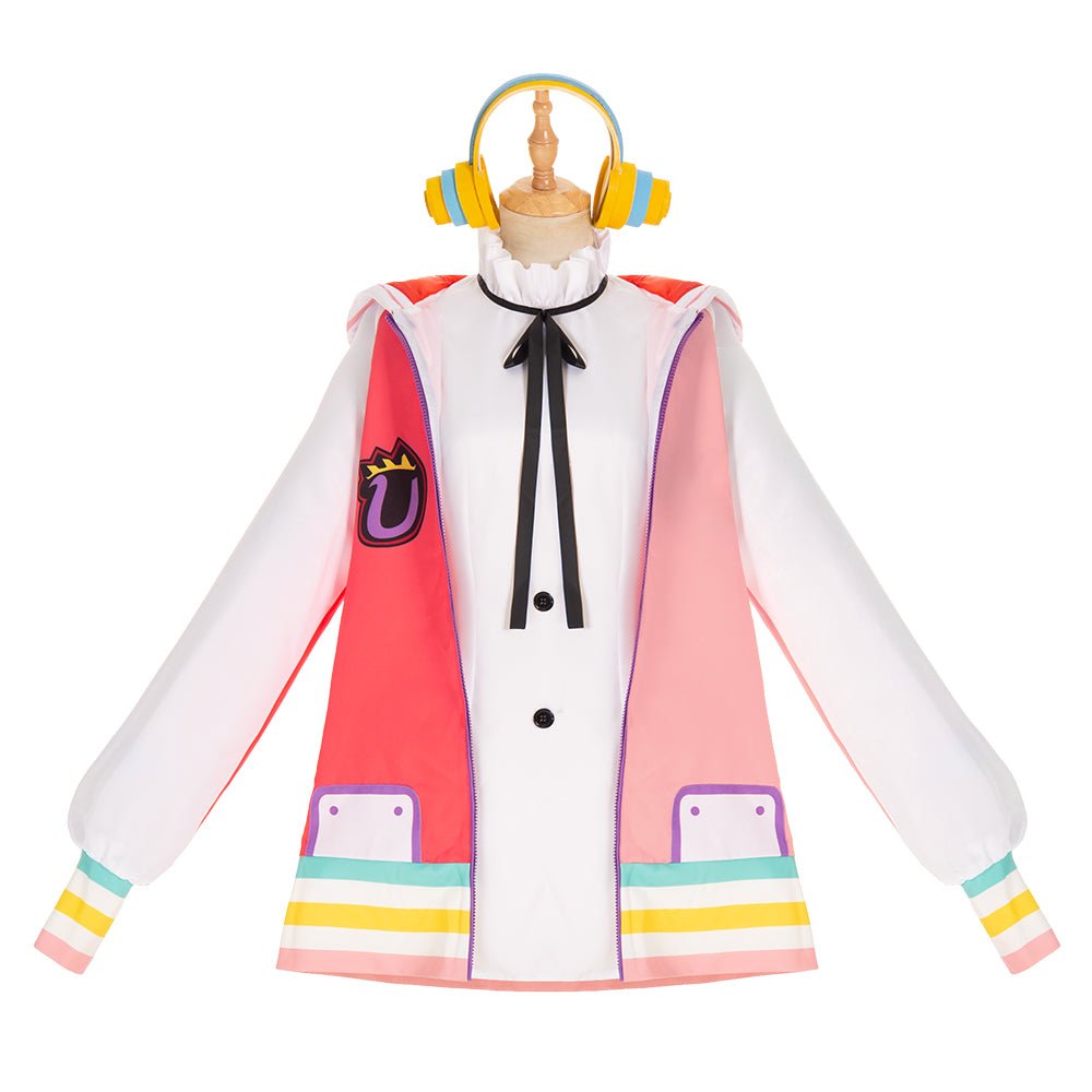 Fantasia de Cosplay Uta Wuta - Versão Palco Vermelha | Traje da Canção do Mundo de One Piece - Estrela Cosplay